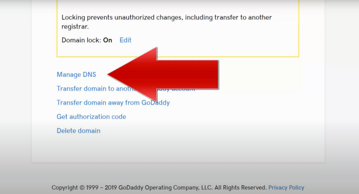 Manage DNS settings