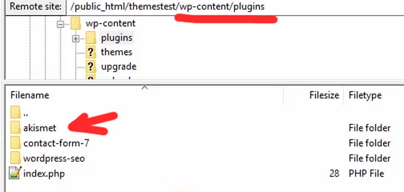 Upload WP plugin with FTP