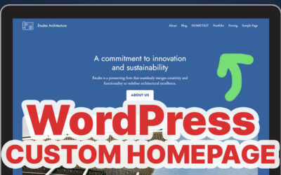 How to Set the Homepage in WordPress